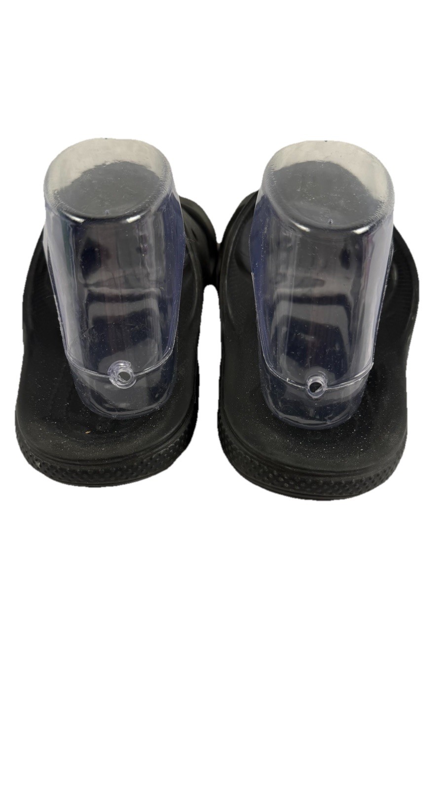 Crocs Unisex Adults Black Comfort Two Strap Slip-On Slide Sandals Size M5 W7