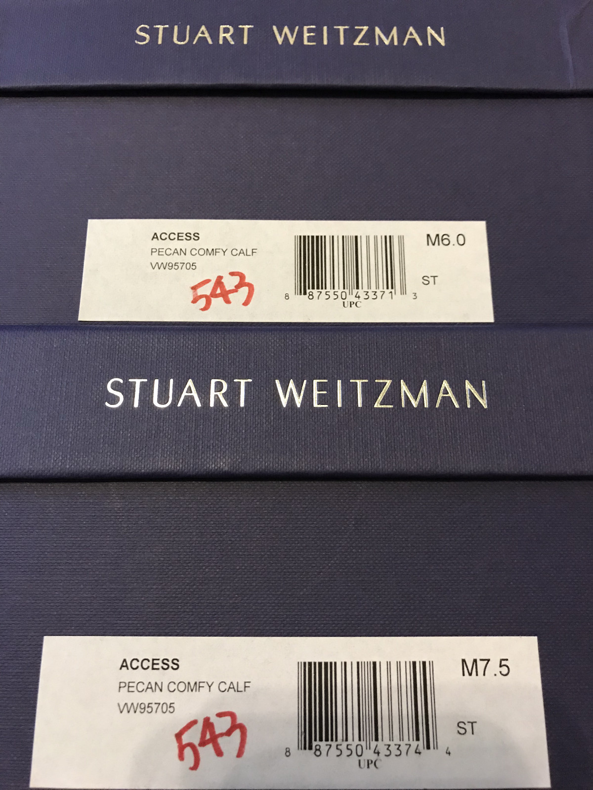 NIB Stuart Weitzman Access block heel Sandal PECAN CALF 6 7 7.5 8