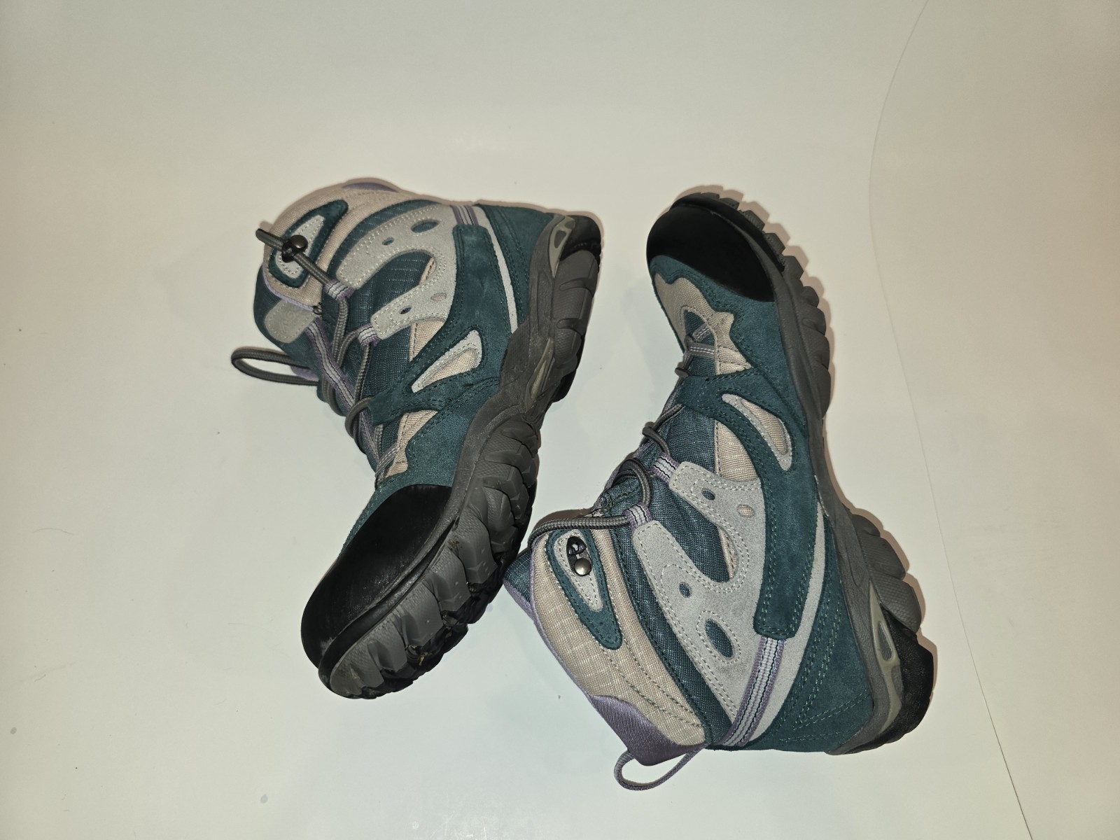 Asolo Women’s Waterproof Ankle Hiking Boots Lace-Up Colorblock Teal US 8.5