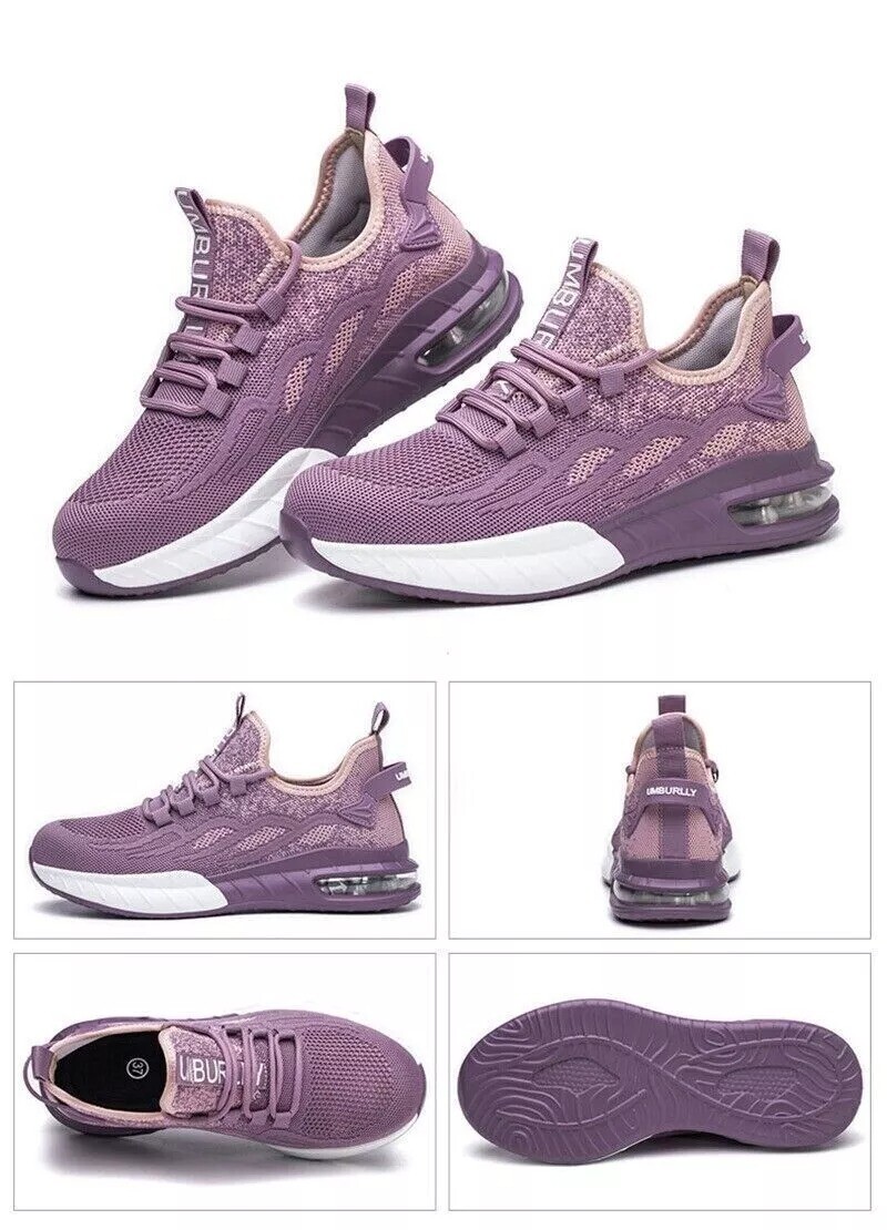 New Safety Shoes Women’s Work Shoes Steel Toe Cap Lightweight Walking Protective Shoes