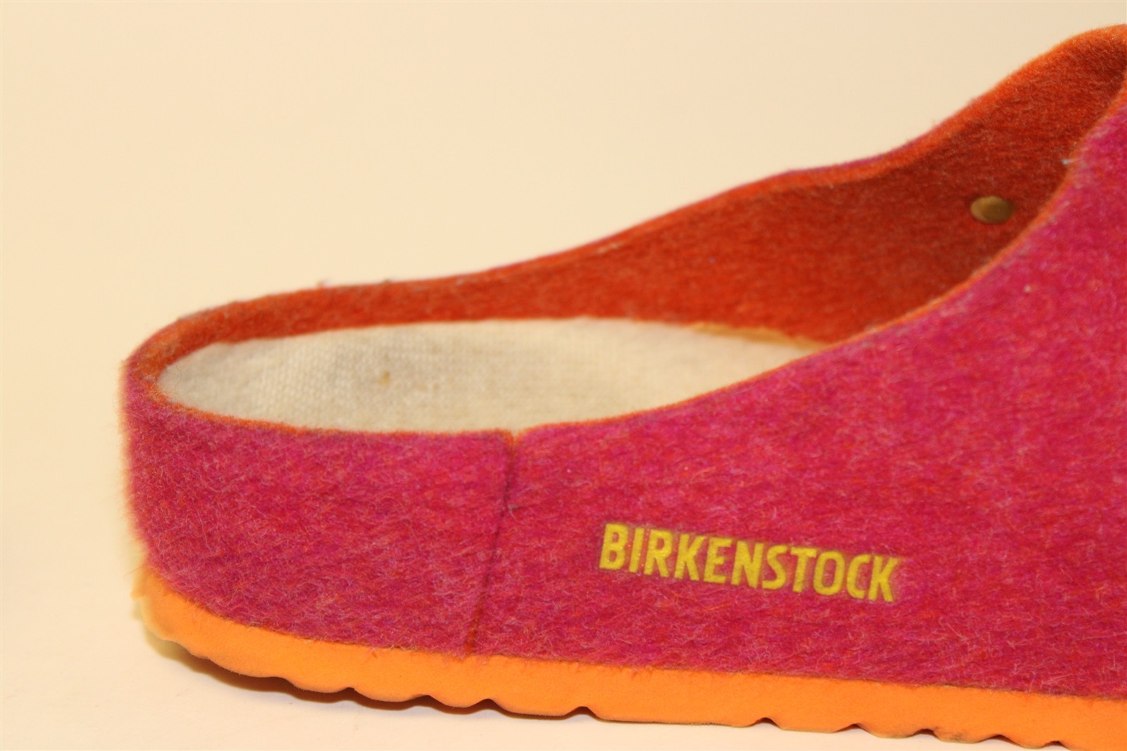 Birkenstock Germany Made Kaprun Happy Fuschia Womens US 6 EUR 37 Wool Felt Clogs