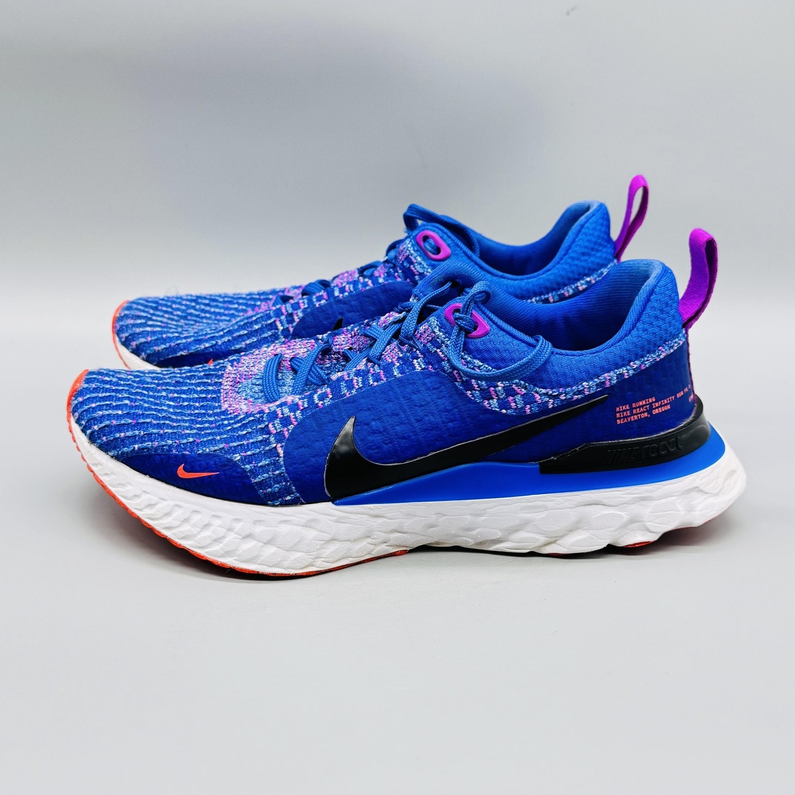 Nike Shoes Womens 7 Blue React Infinity Run Flyknit 3 Running Athletic Sneakers