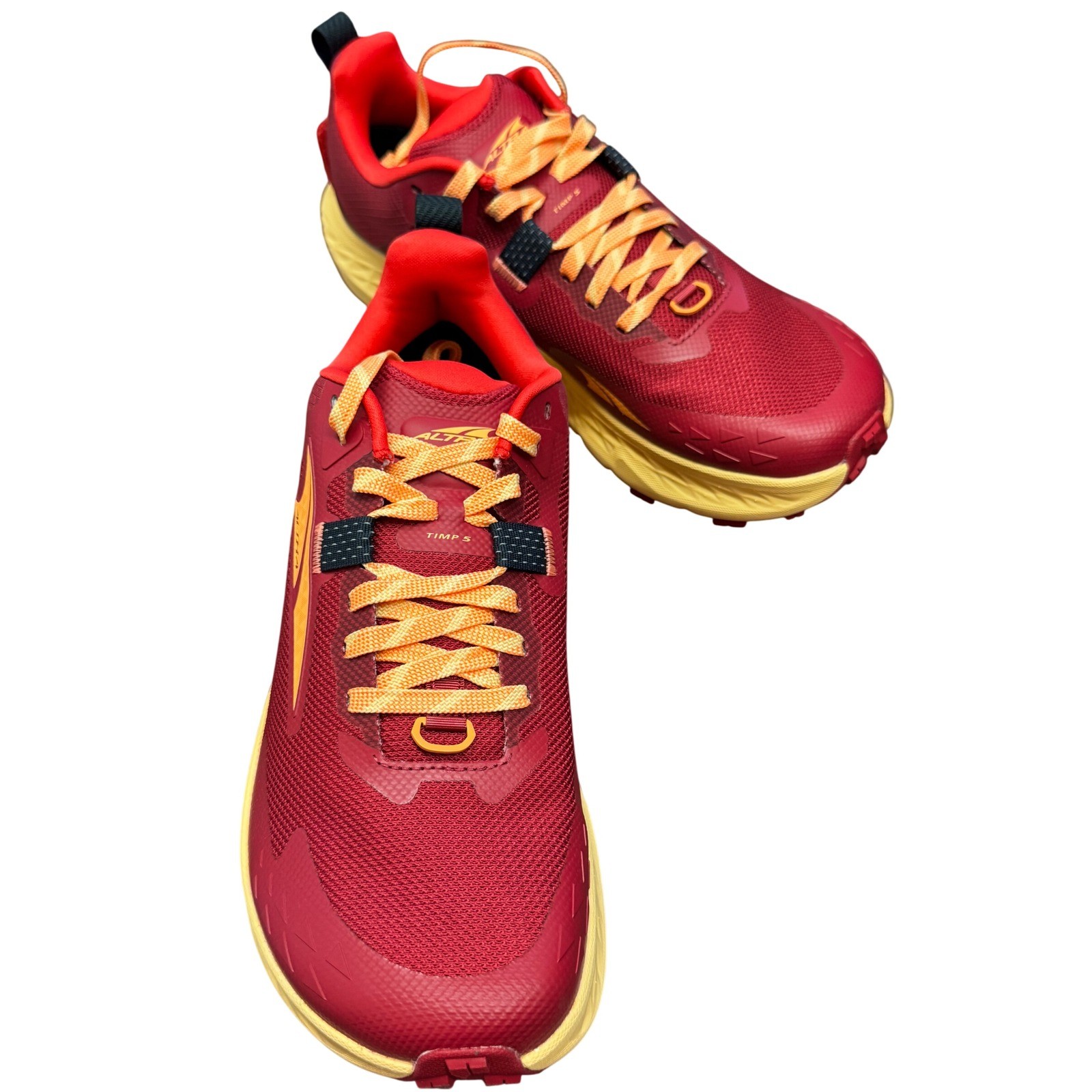 Altra Timp 5 Womens Trail Running Shoes Raspberry Yellow Vibram AL0A85P6664 9.5