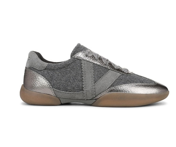 Vionic’s Arabelle Ballet Sneaker, Dark Grey Wool Flannel