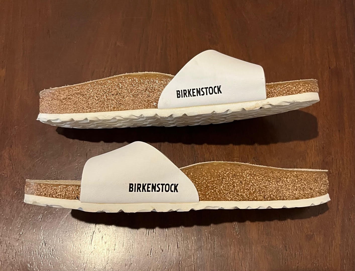 White Birkenstock Madrid Sandals – size 40, great condition, original