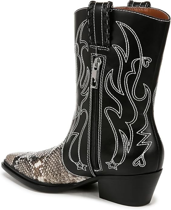 NIB Franco Sarto Women’s Bianca Boot Snakeskin Western Cowboy US 6