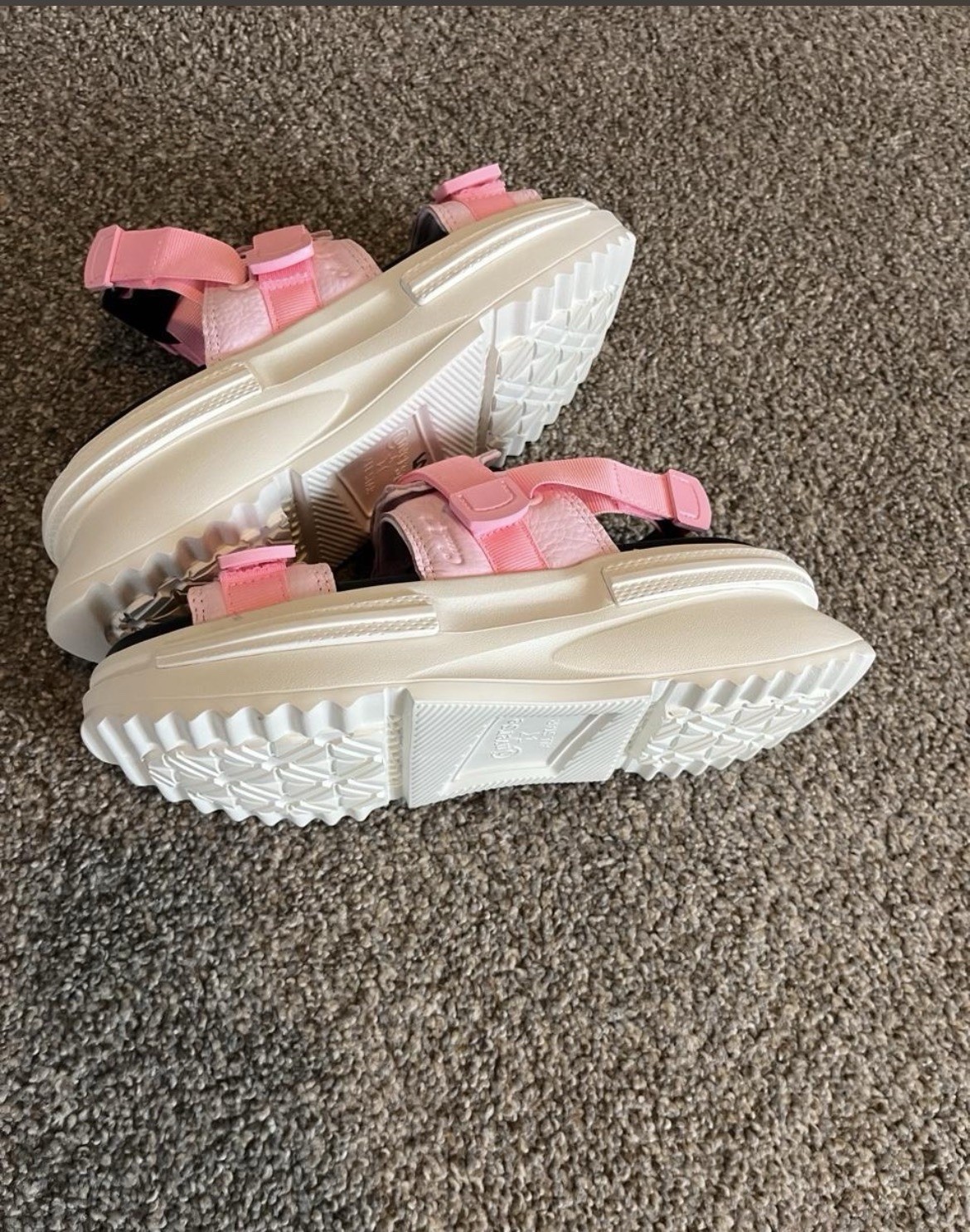 Converse Run Star Utility CX Sandals Womens 6 Pink Platform Strappy a15095c