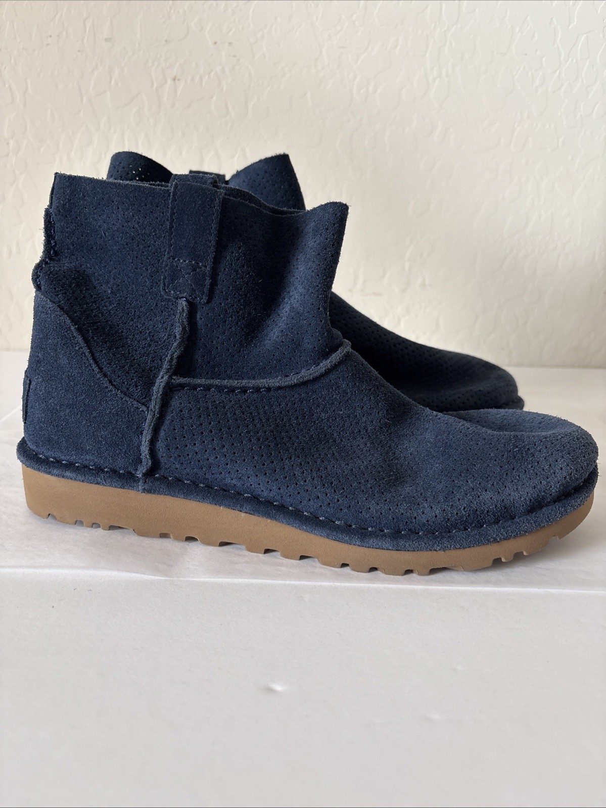 UGG Classic Unlined Mini Perf Boots Blue size 7