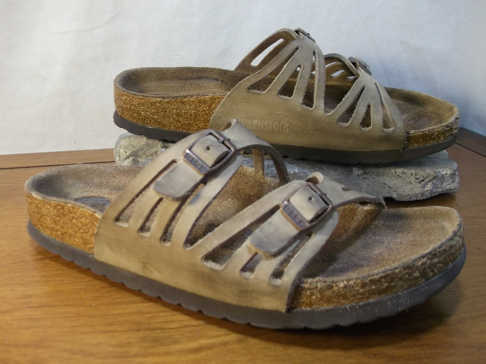 Birkenstock Germany Women’s Sz. 7 M/ 38 Granada Leather Buckle Sandal