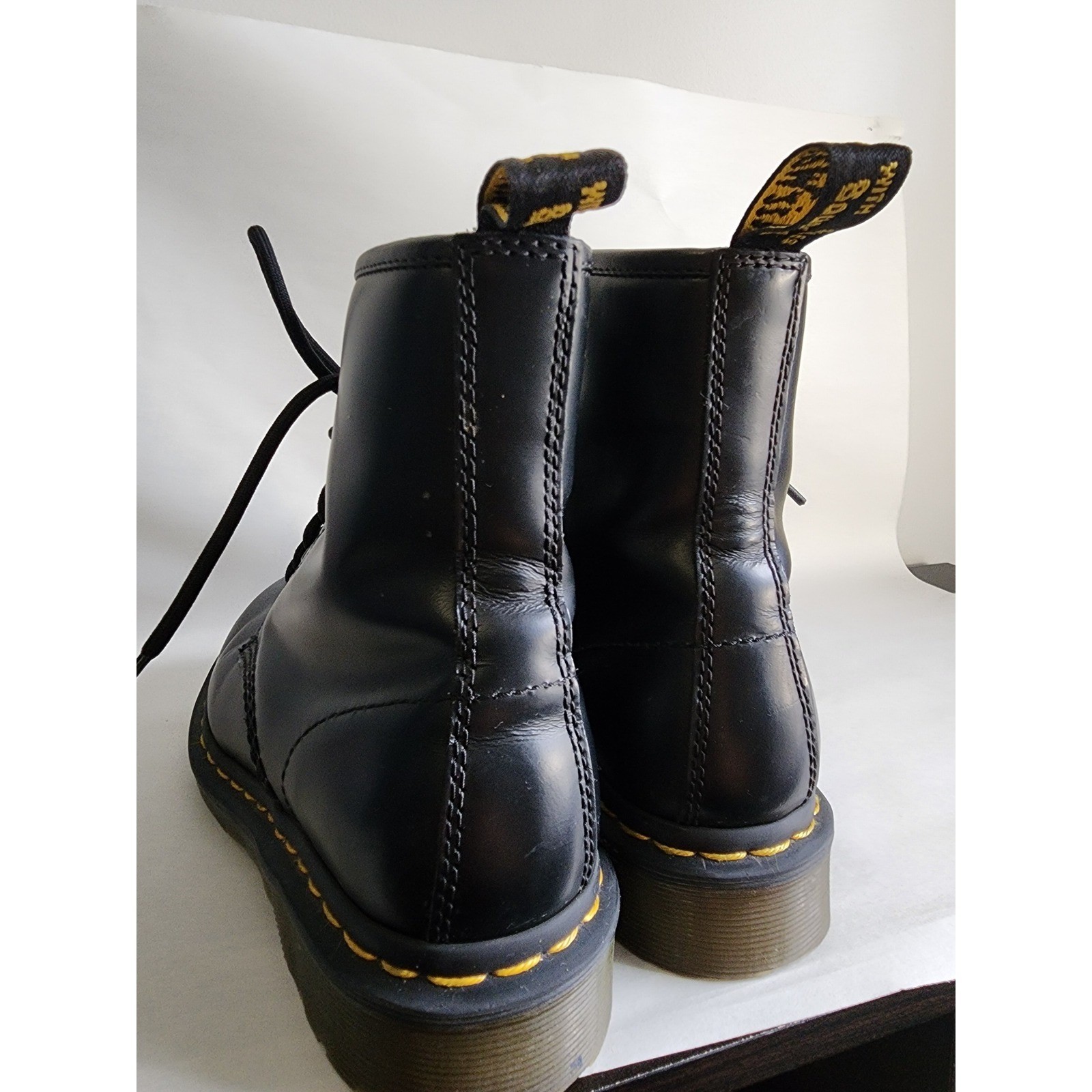 Dr. Martens 1460 Black Patent Leather 8-Eye Boots Women’s Size 6 EU 37