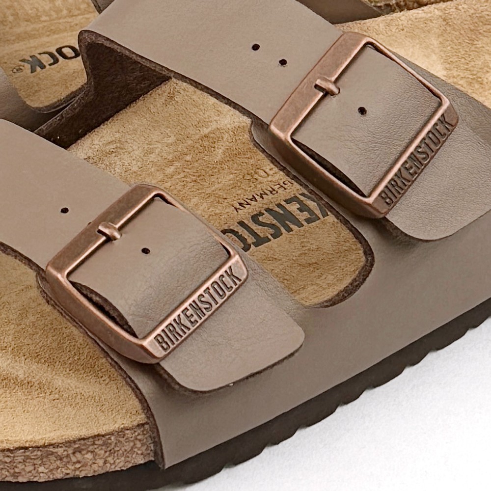 Birkenstock Arizona Birko-Flor Men’s/Women’s Mocha Leather Casual Sandals