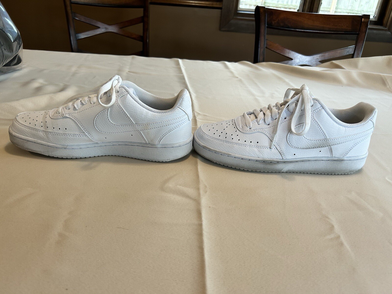Nike Court Vision Women’s 8 Triple White DH3158-100 Athletic Sneakers