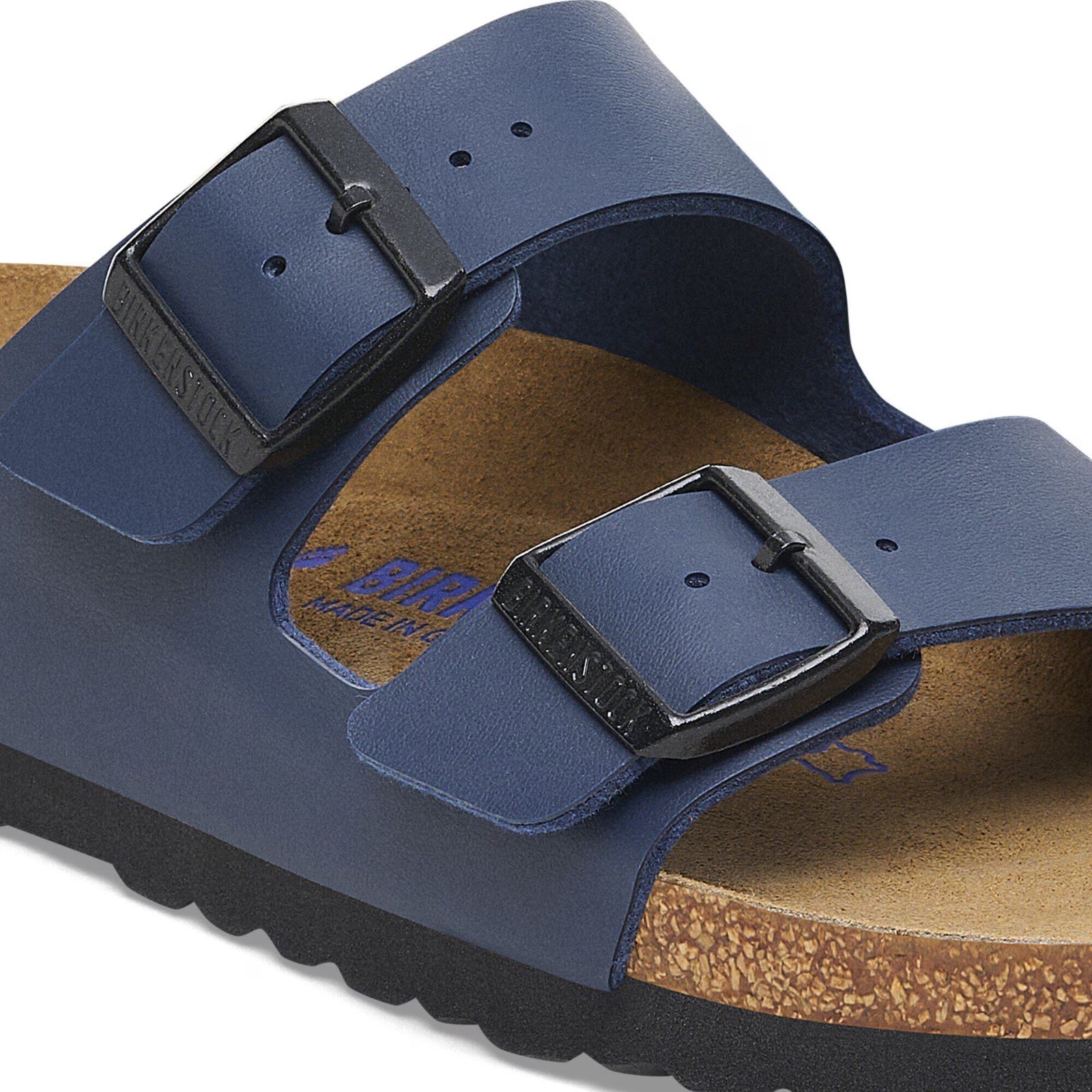 Birkenstock Arizona Soft Footbed Birko-Flor Sandals Blue Select size