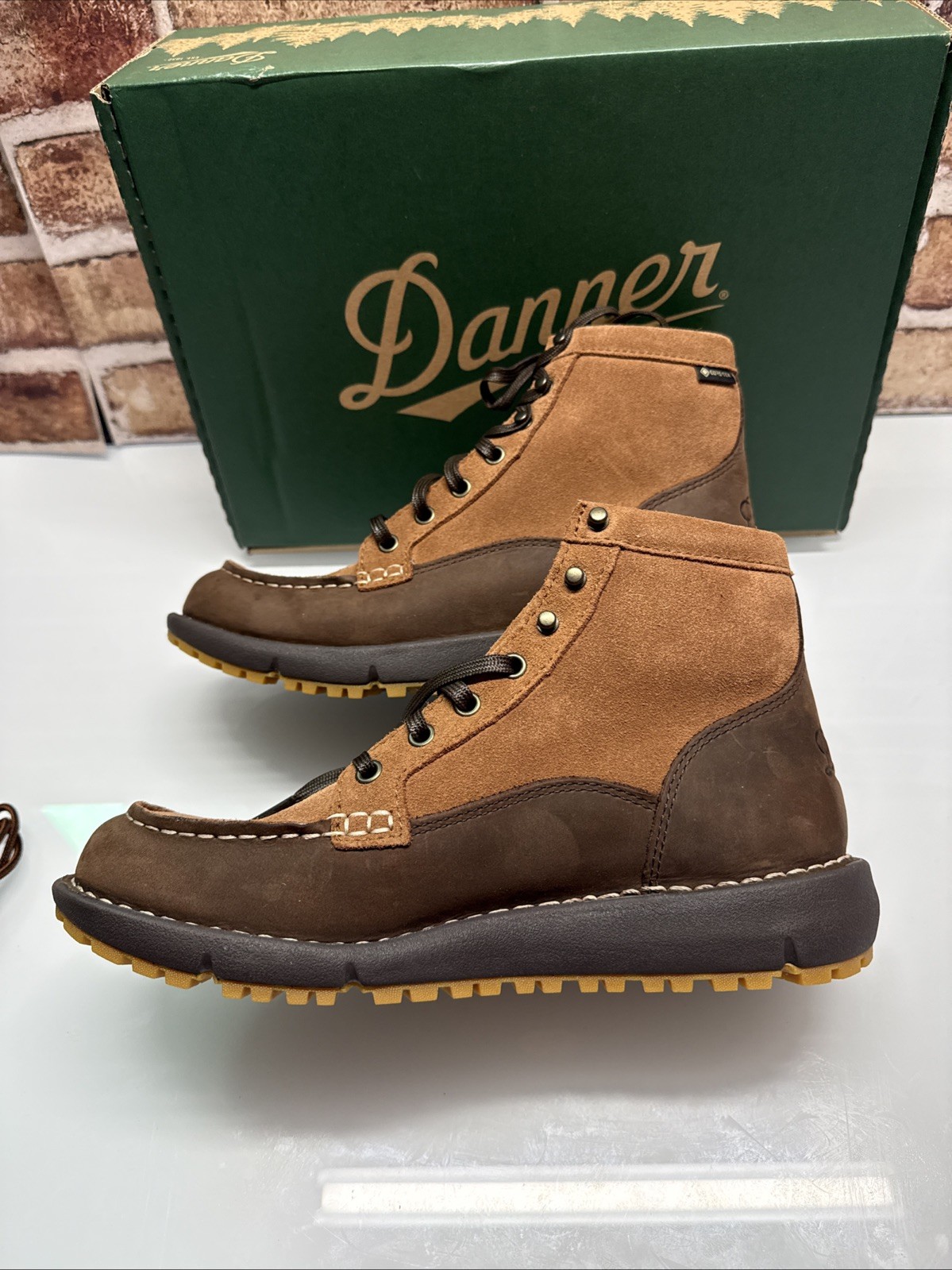 Danner 30747 Women’s Logger Moc 917 GTX Shoes Coffee Bean/Monk’s Robe