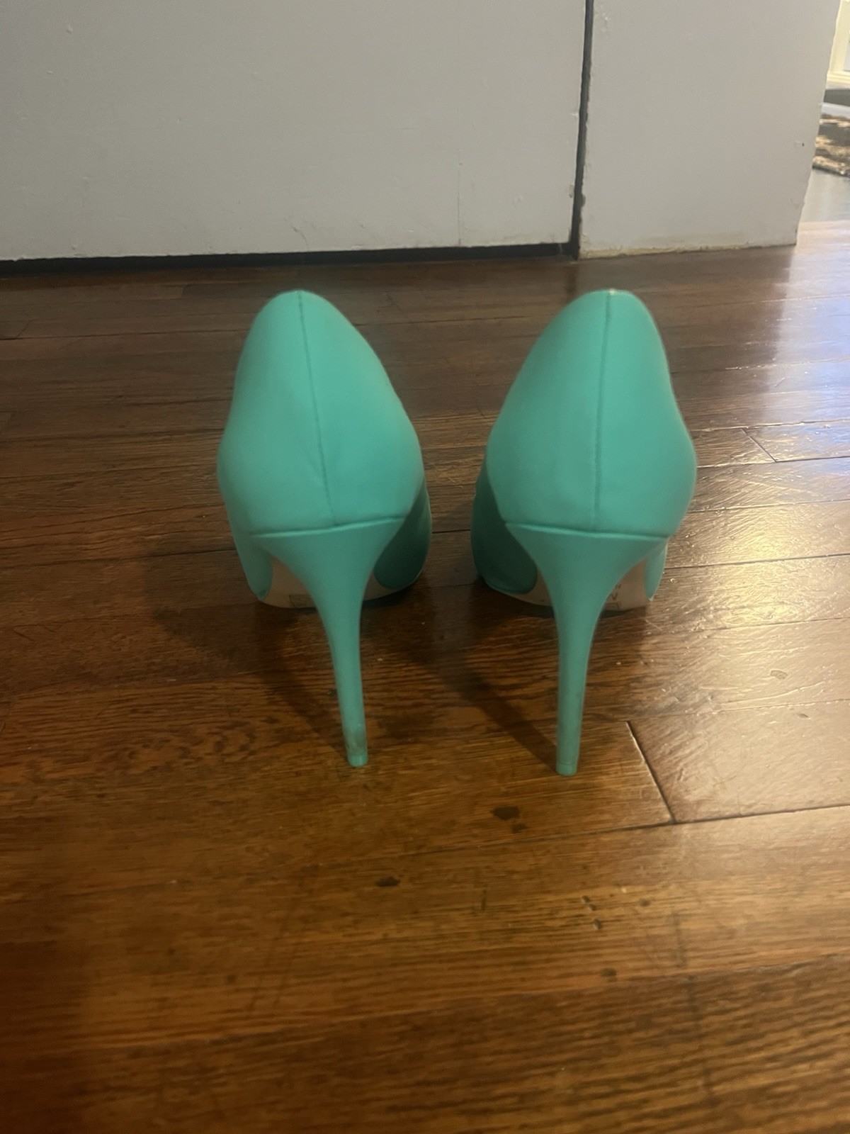 Mix No. 6 Women’s Green Pointed Toe Stiletto Slip-On Pumps Size 8