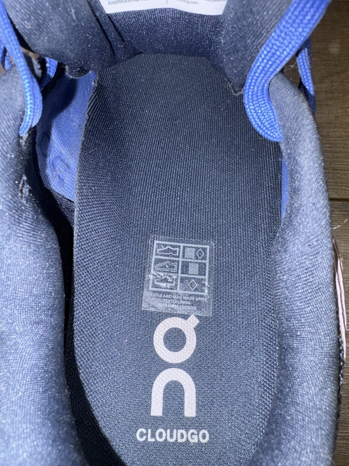 On Cloud Cloudgo Sneakers Shoes Indigo 55.98233 Womens Size 10.5