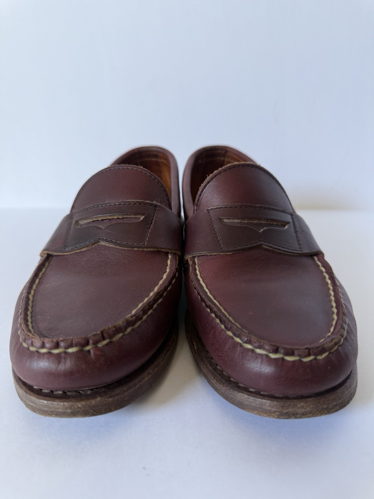 Rancourt Cole Haan Pinch America Penny Loafer Brown Stich Maine USA Womens 6.5 M
