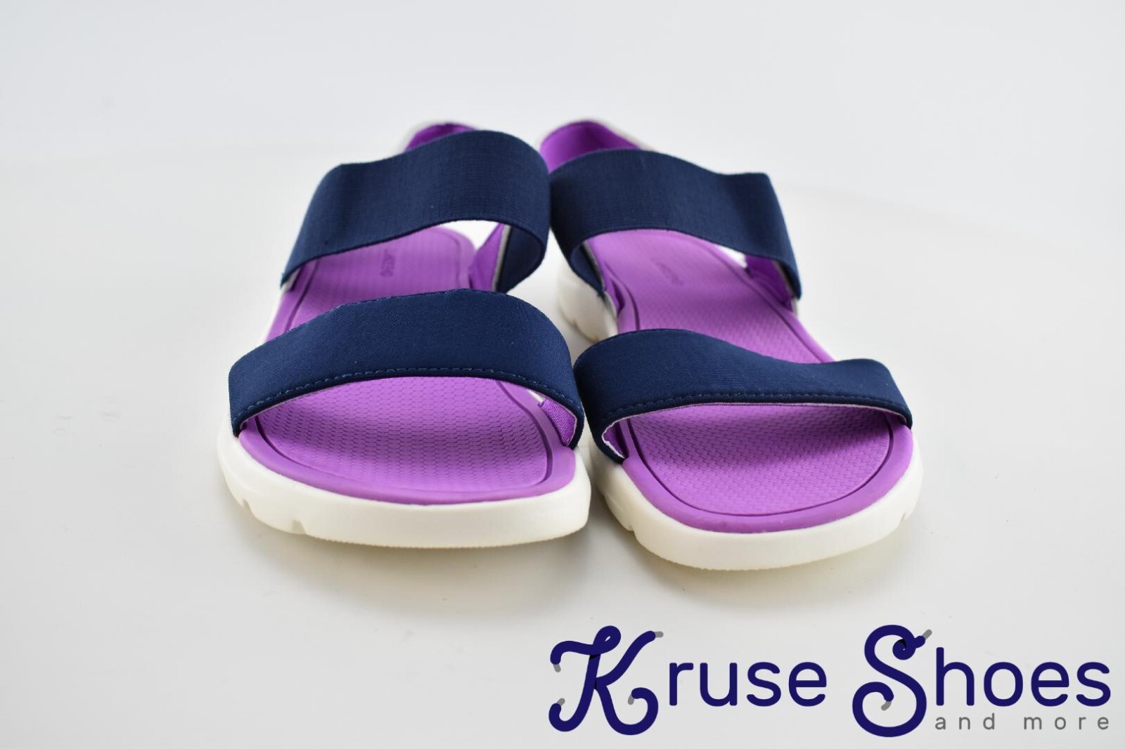 Lands’ End Women’s Lightweight Comfort Sandal «Purple/Deep Sea» Size 9B