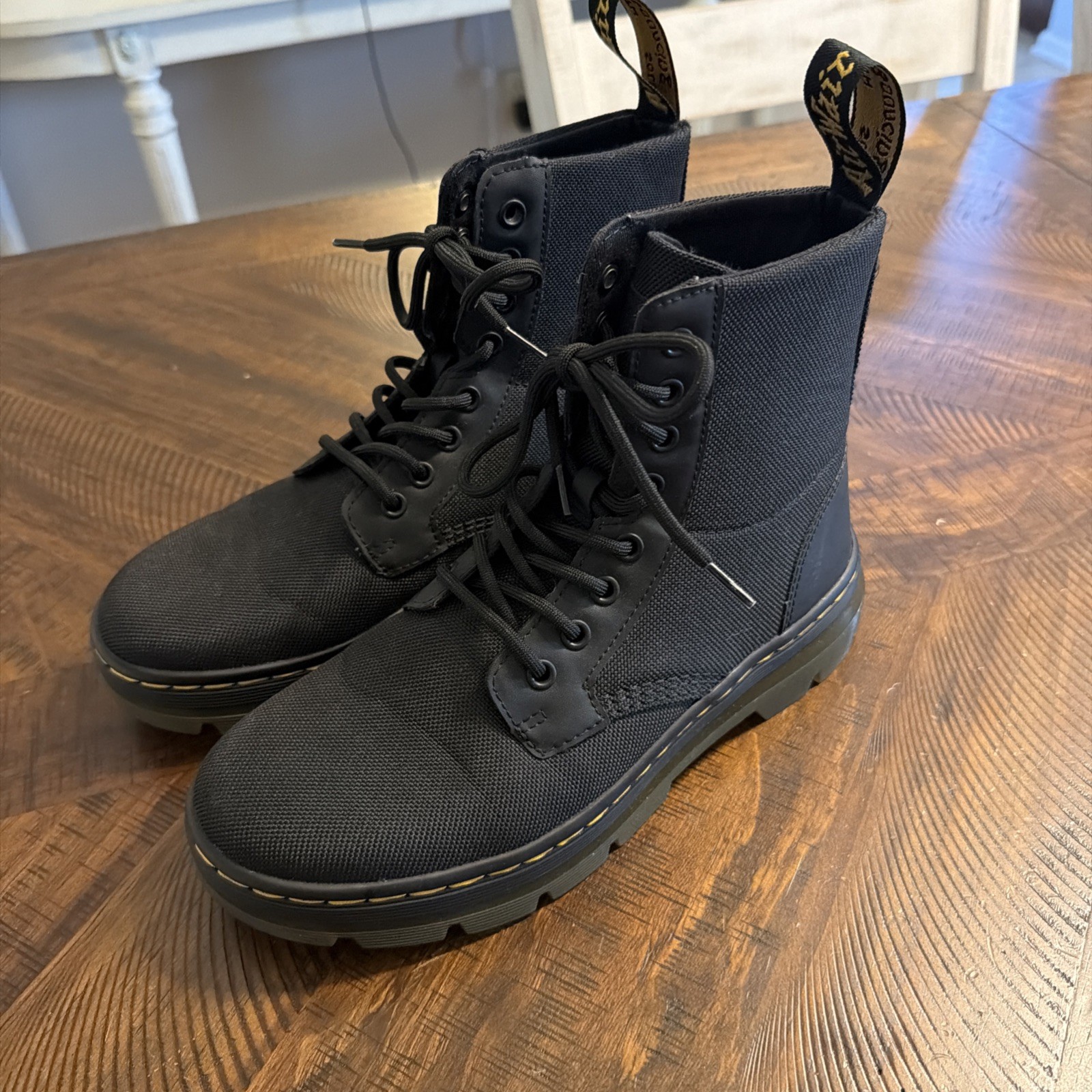 Dr. Martens Unisex Black Combs Boots Men’s 7/Women’s 8 LA004 Grunge Rocker