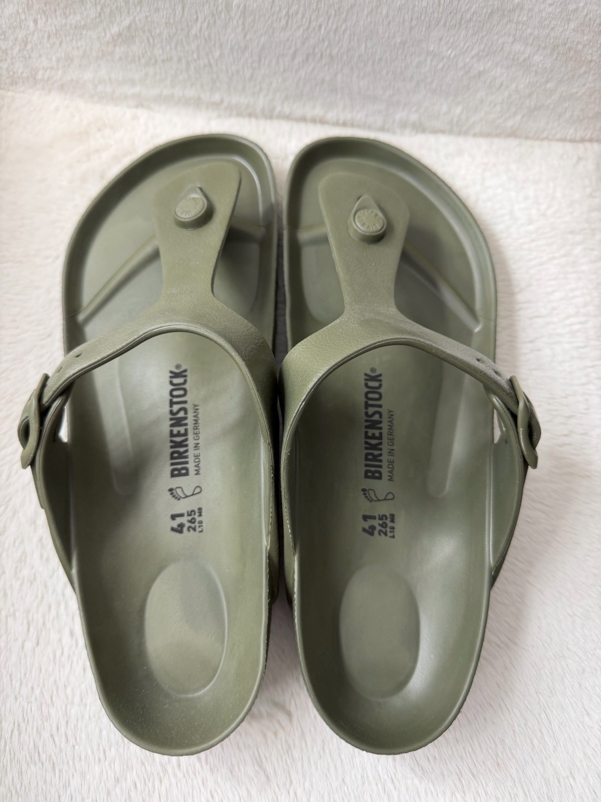 Birkenstock Gizeh Eva Unisex Sandal – Khaki Women’s 10 – Men’s 8
