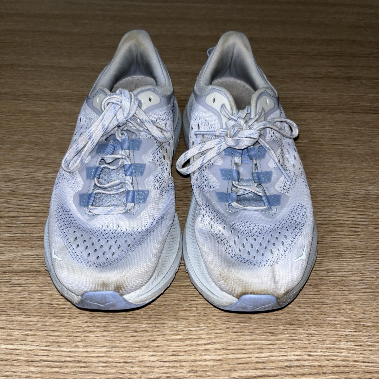 Hoka One One Kawana 2 Women Size 8.5B Blue Lavender Purple Running Shoes Lace Up