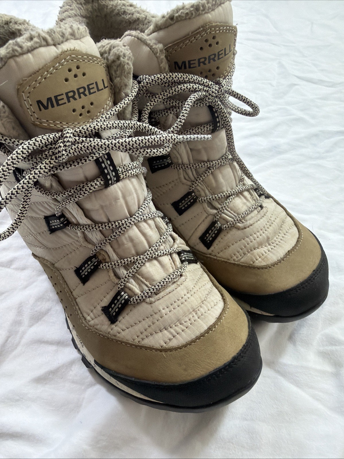 Merrell Antora Sneaker Boot Women’s Size 9 Beige Brown