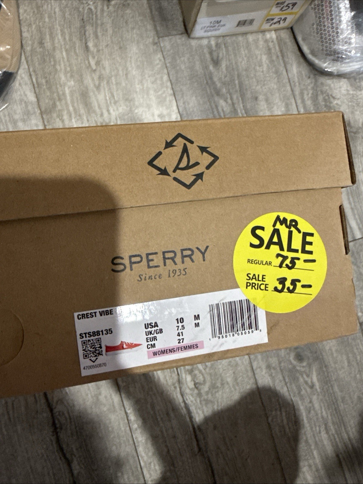 Crest Vibe RPET Red SPERRY Shoes Size 10 Women’s