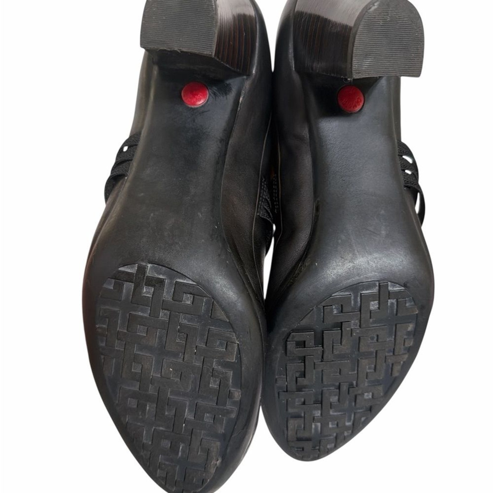 Camper Black Leather Mary Jane Block Heel EU 41 US 10–10.5