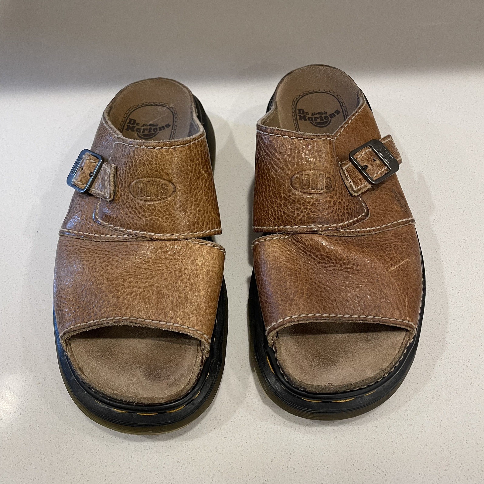 Doc Martens Vtg Y2K AIR WAIR Chunky Mule Buckle Brown US 8 (men) / 9 (women)