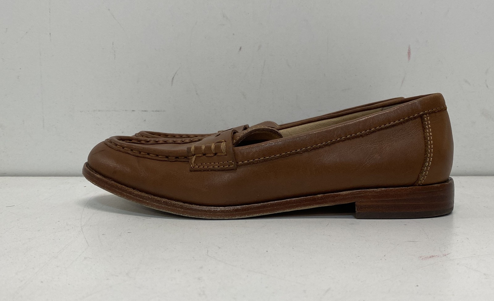 Lauren Ralph Lauren Wynnie Tan Leather Penny Loafers Women’s Size 5.5B