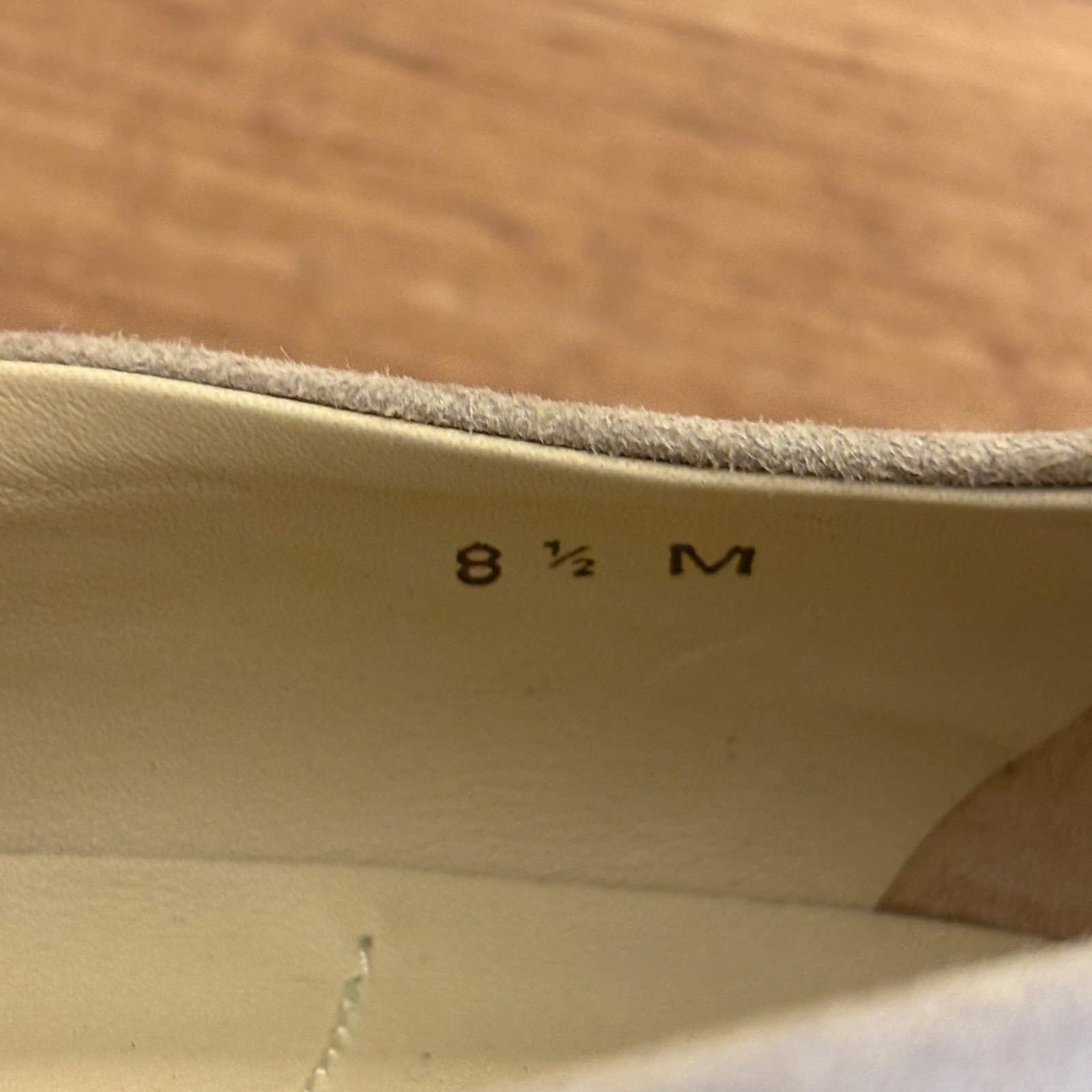 AMALFI Lavinia Block Heel Pump In Nocciola Cashmere Gray Women Size 8.5 Cocktail