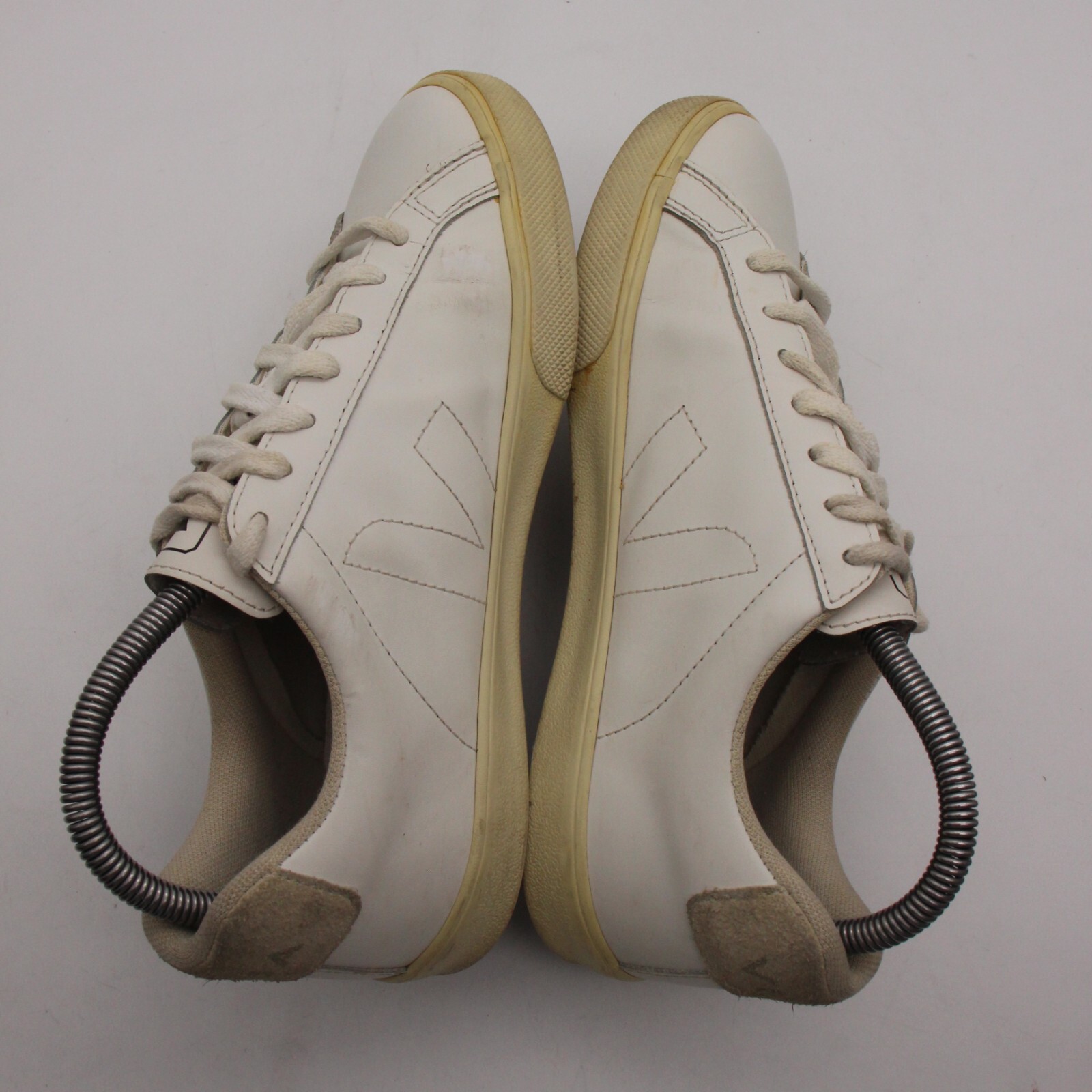 Veja Esplar Logo Women’s Size 7 Low Top Sneaker Extra White/natural Leather