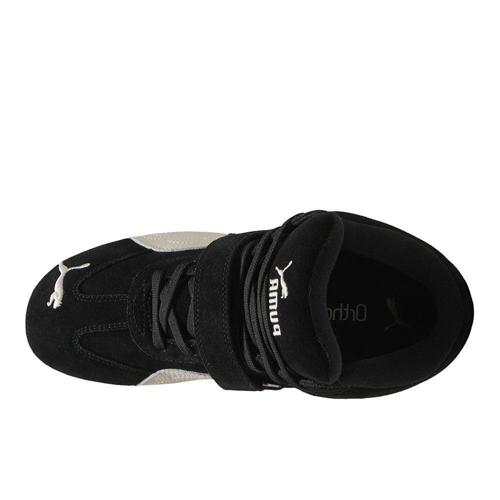 PUMA Speedcat Wedge Og Lace Up Womens Black Flats Casual 40811901