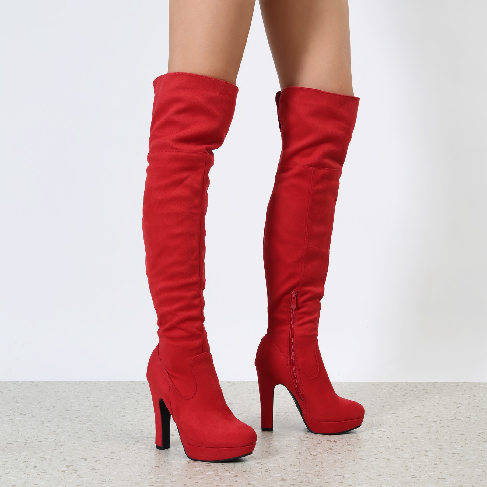 Women’s Sexy Over The Knee Boots Fashion Thigh High Ladies Sexy High Heel Boots