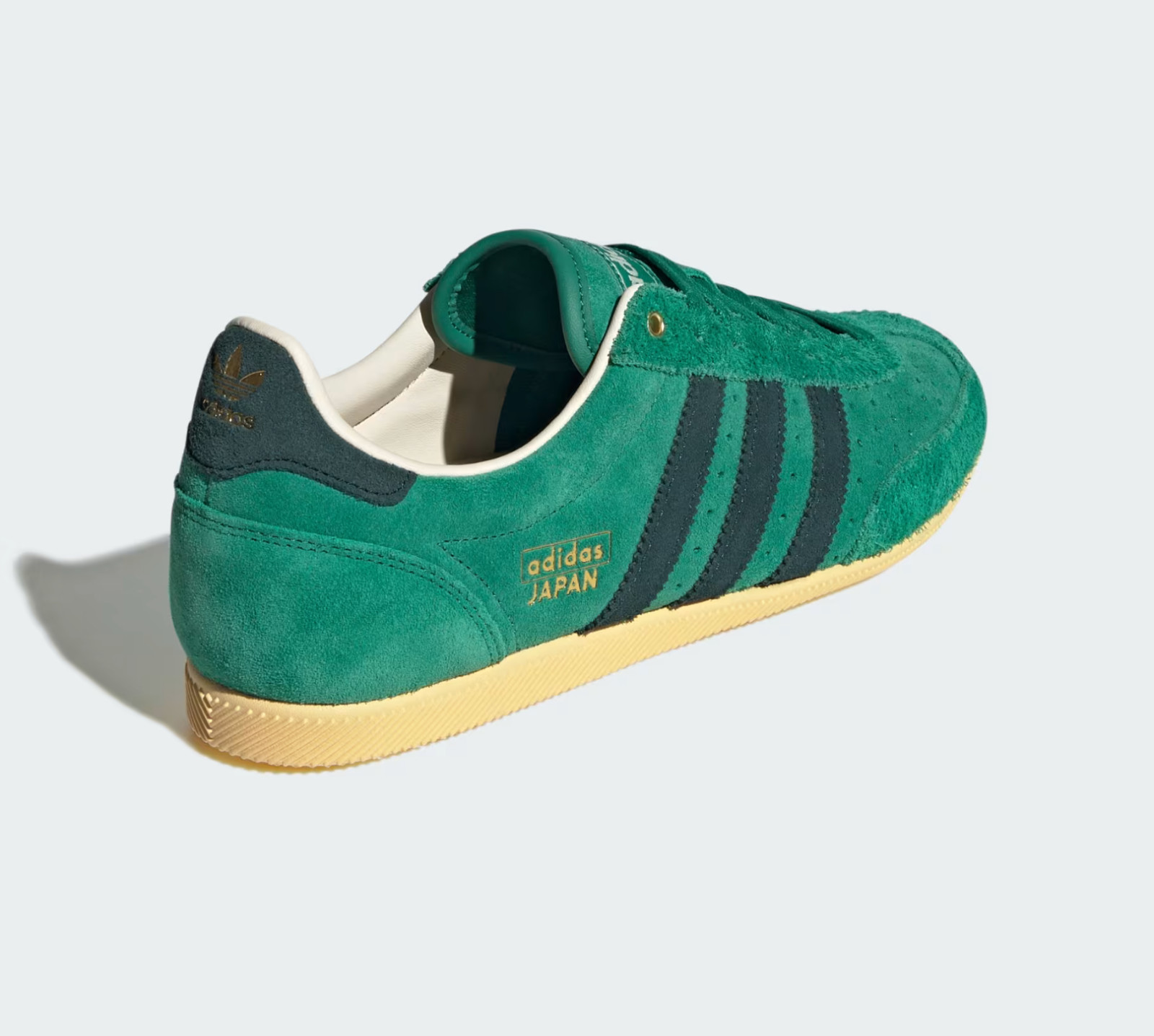 Adidas Japan Lace Up Womens Green Sneakers Casual Shoes KK3564