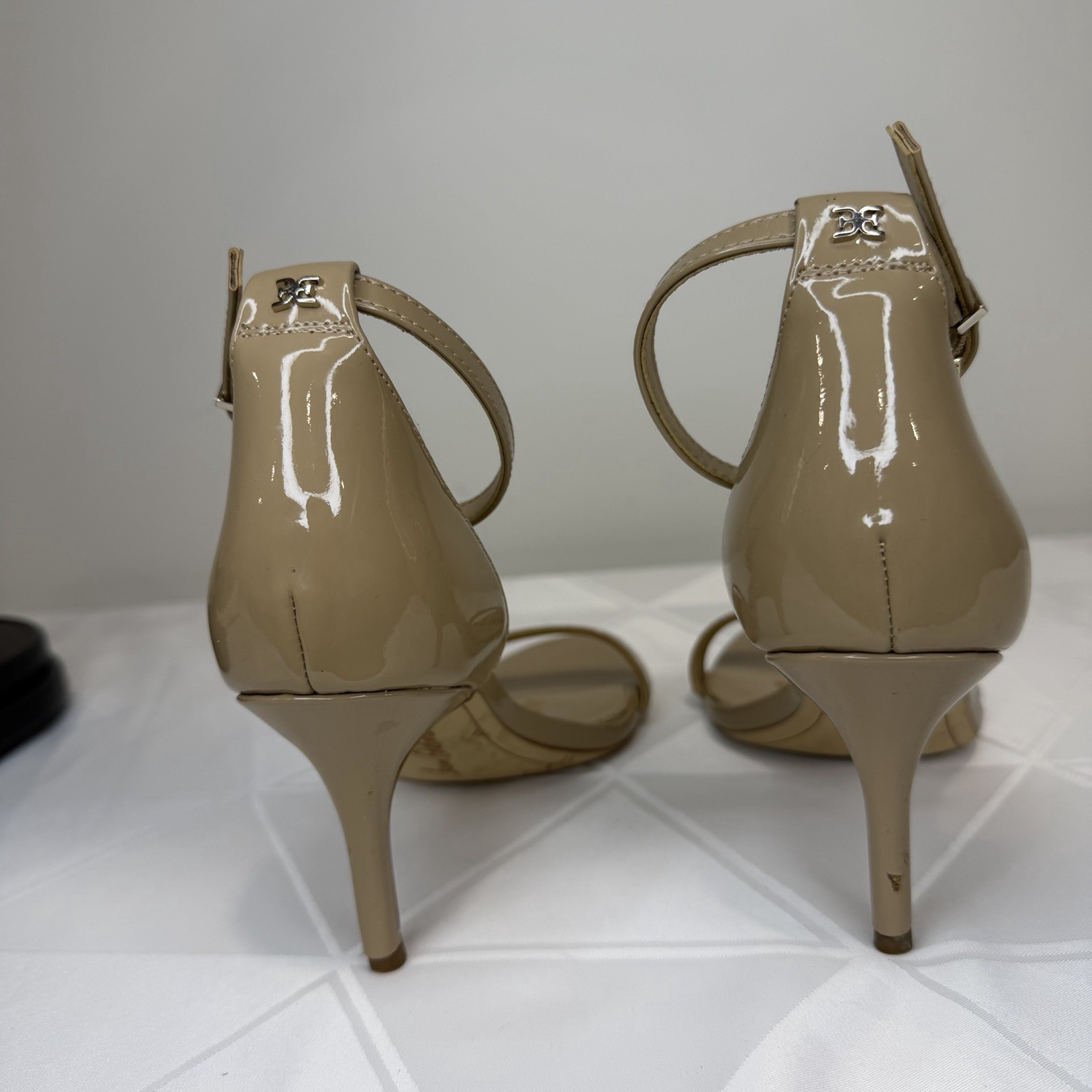 Sam Edelman Women’s Nude Colored Sandals Ariella With 3” Heels Size 8