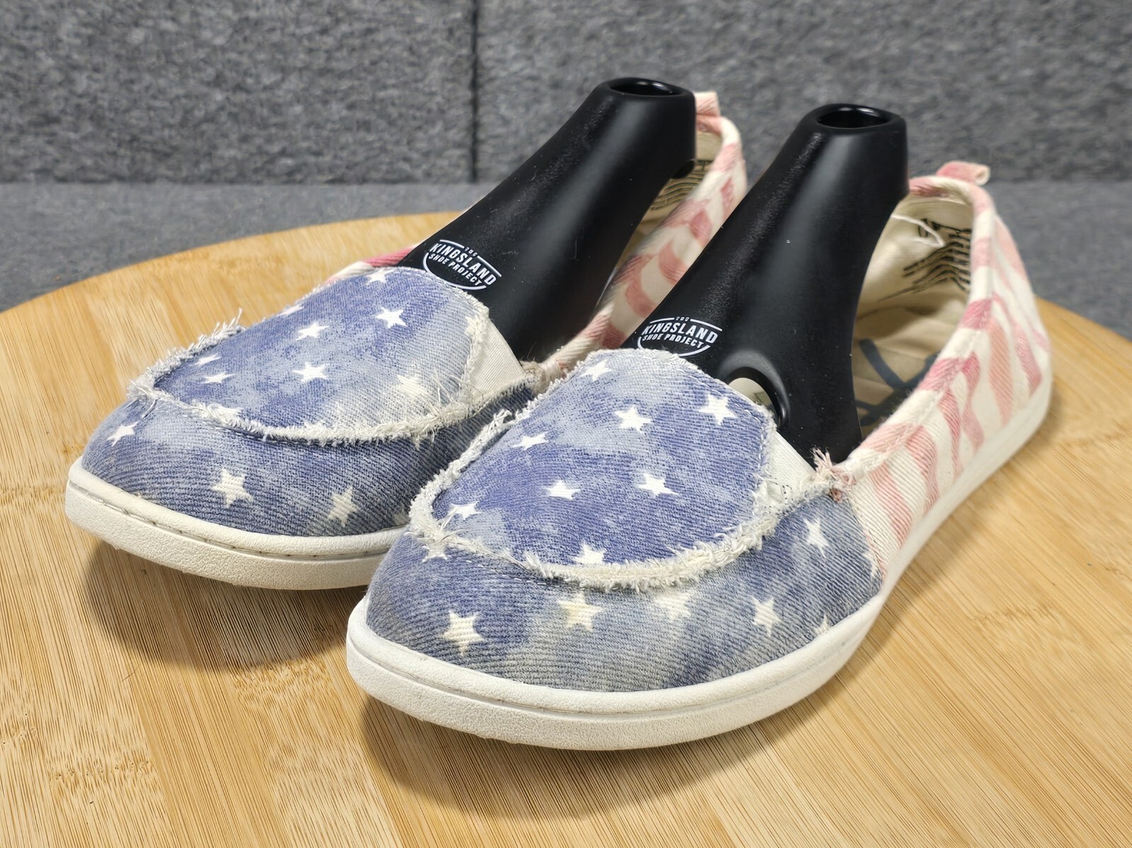 Aeropostale Stars and Stripes Canvas Loafers Women’s Size 9 Shoes American Flag