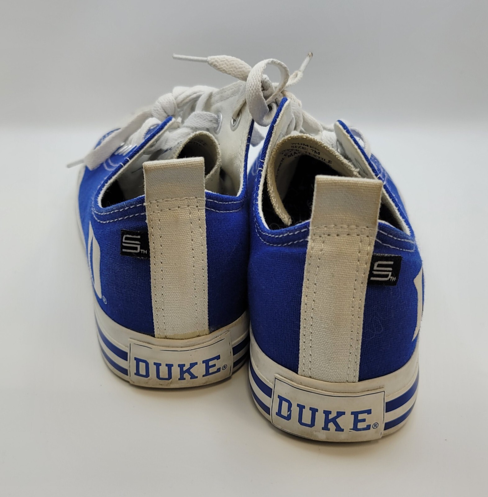 SKICKS Duke Blue Devils Unisex Low Top Sneaker Sz Women 7M