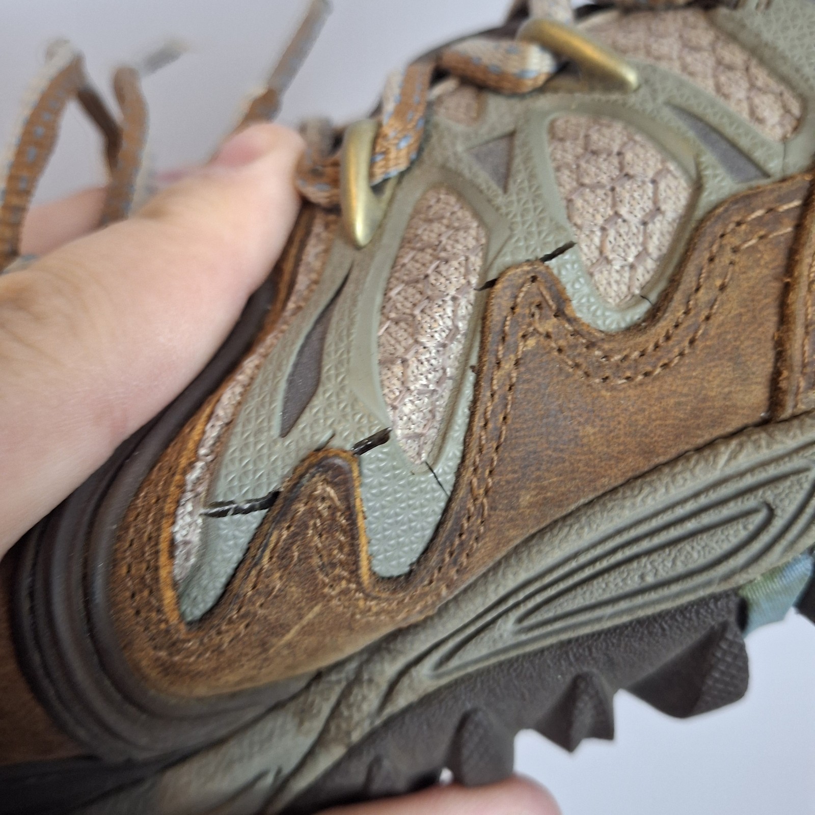 Merrell All Out Blaze Shoes Womens Size 8.5 Brown Hiking Sneakers Gorpcore Gorp