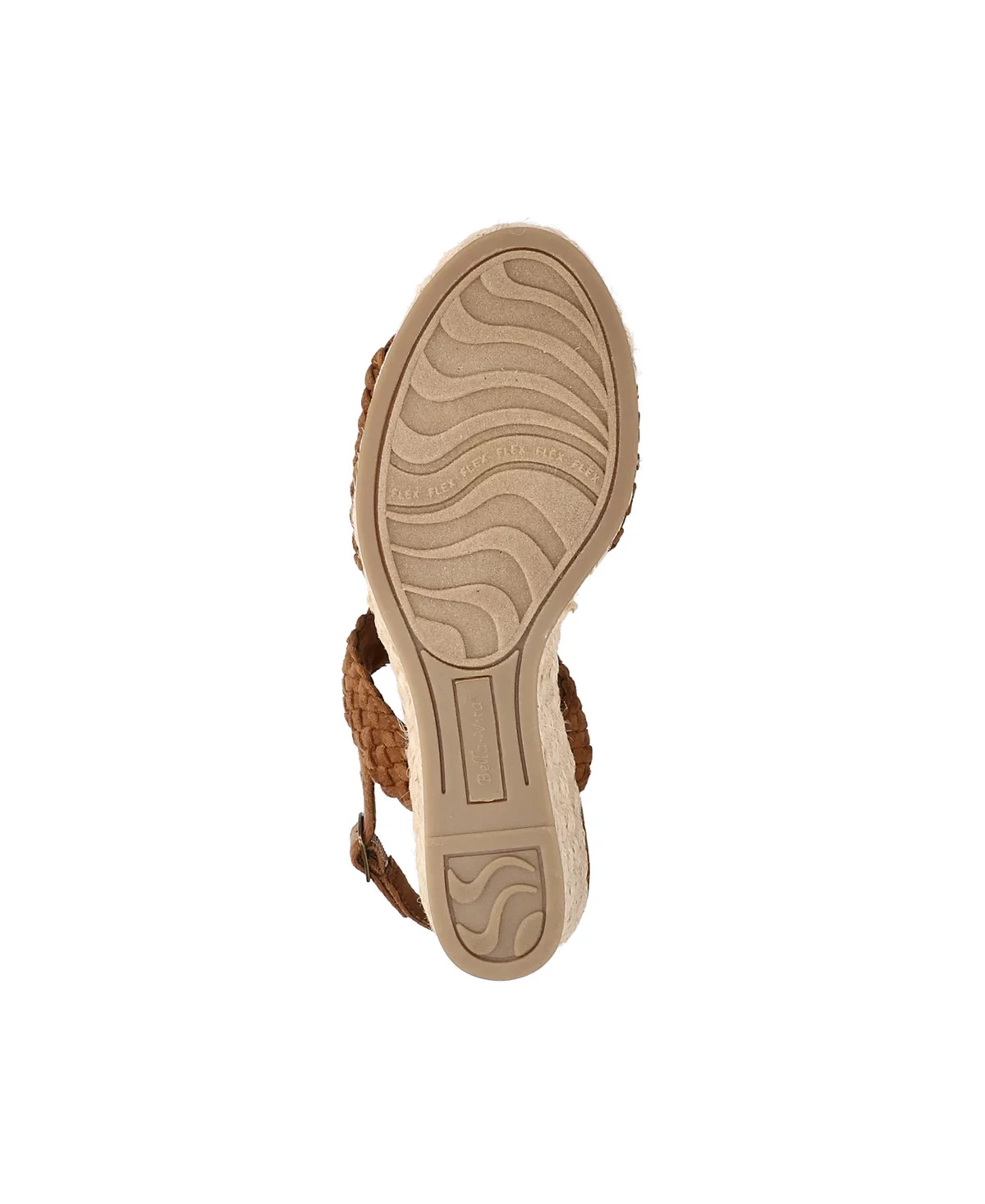 Bella Vita Women’s Mariella Espadrille Wedge Sandals Cognac Suede Size 8M