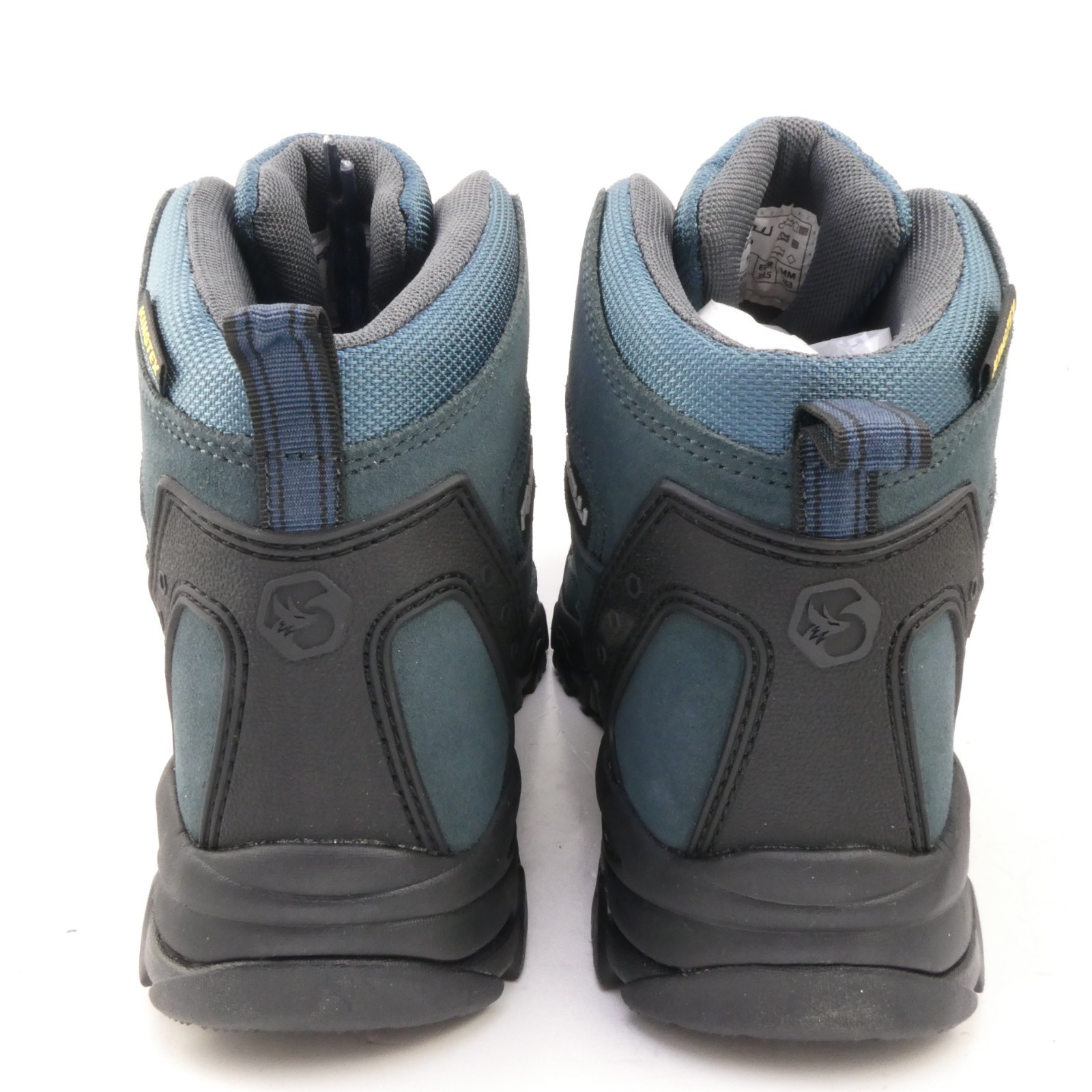 Foxelli Women’s US 8.5 Hiking Boots – Waterproof Breathable Suede Leather Blue
