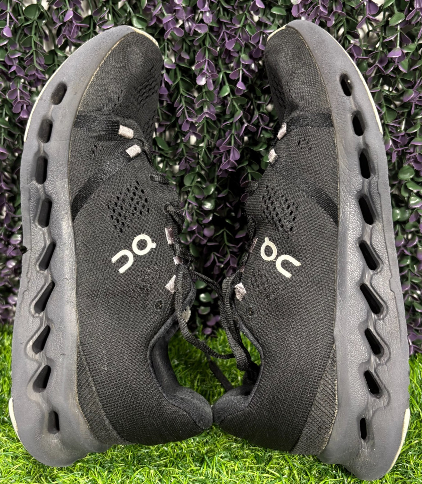 On Cloudsurfer Womens Size 8.5 All Black Athletic Running Shoes Sneaker Comfort
