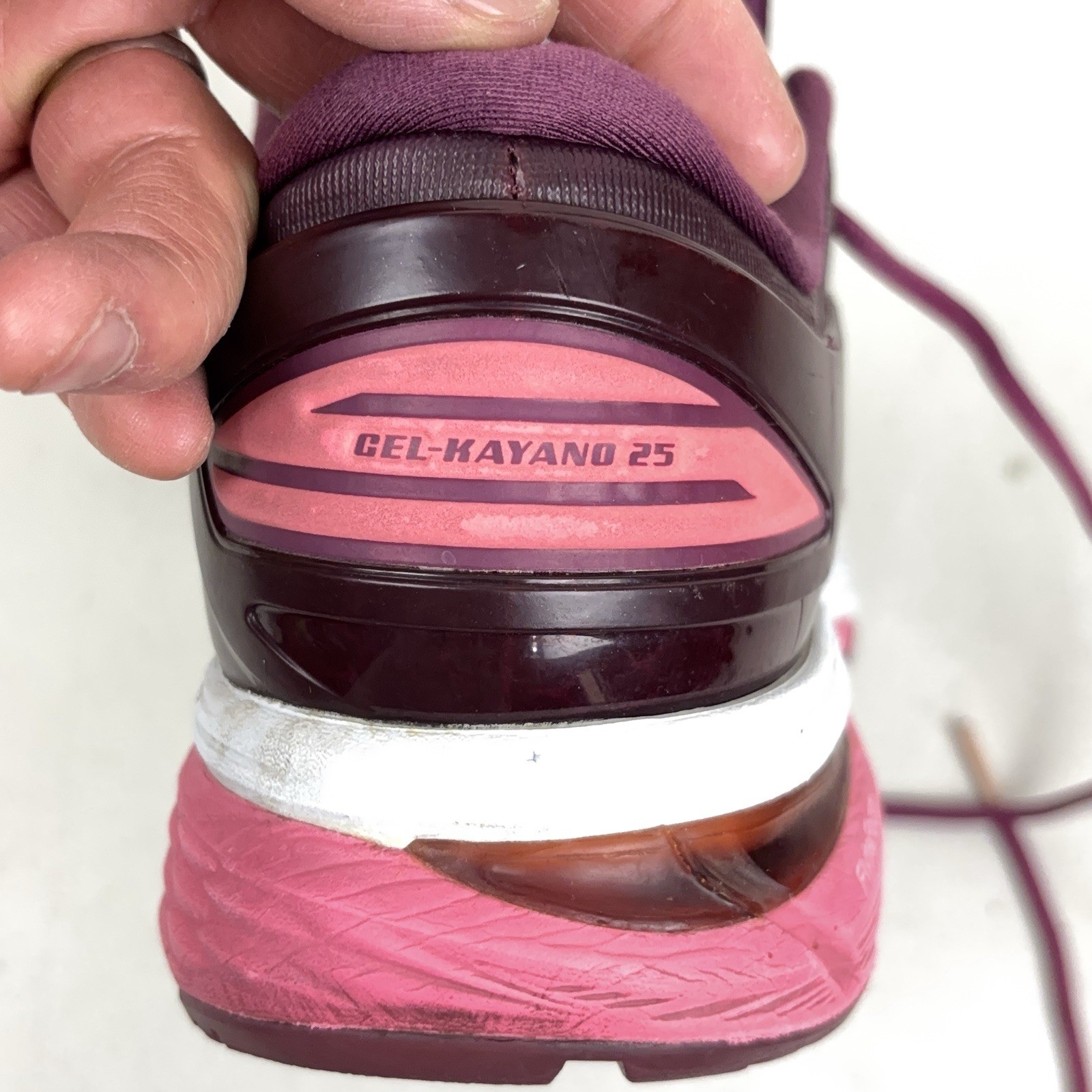 Asics Gel-Kayano 25 Roselle Pink Cameo Running Shoes Women’s 10 RARE Color