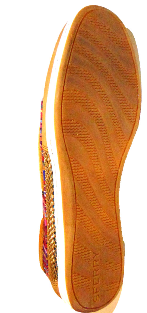 SPERRY 61588 WOMENSW LEATHER SHOES MOCCASIN BOAT SHOES FLAT BREATHABLE LOAFER~8