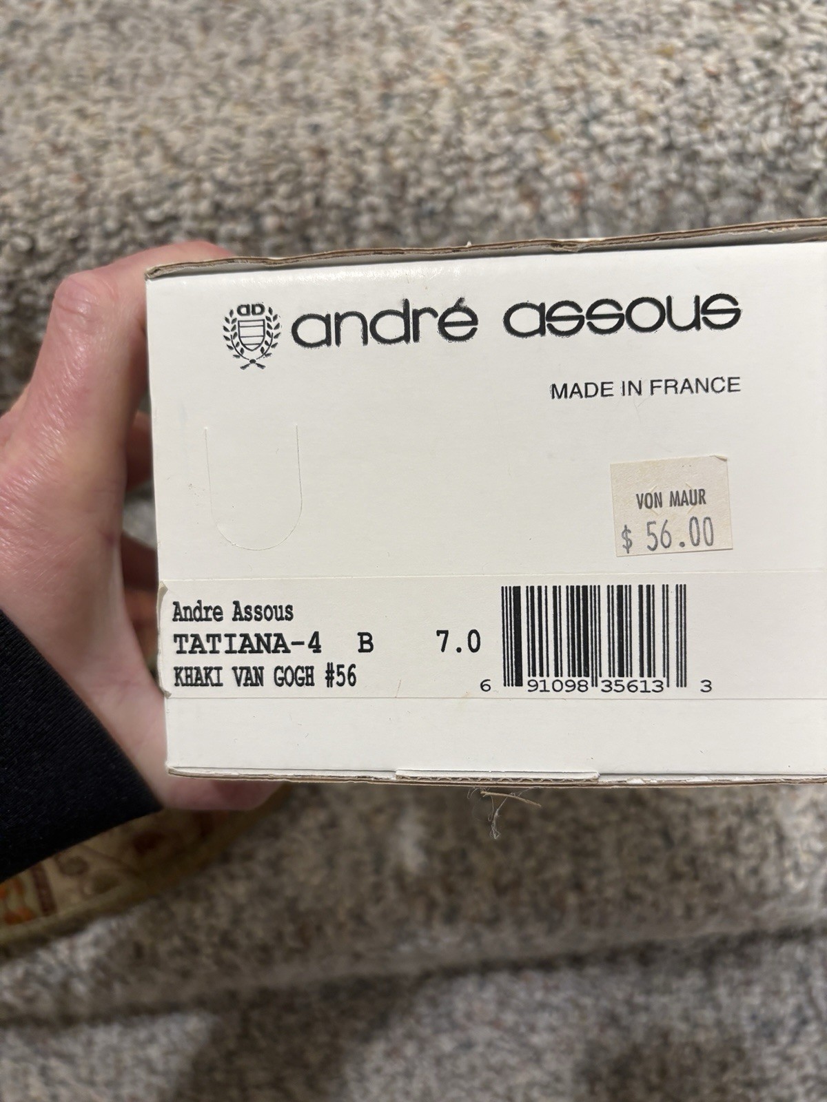 Andre Assous Tatiana Shoes Boho Women’s Size 7 Slip On With Box Colorful