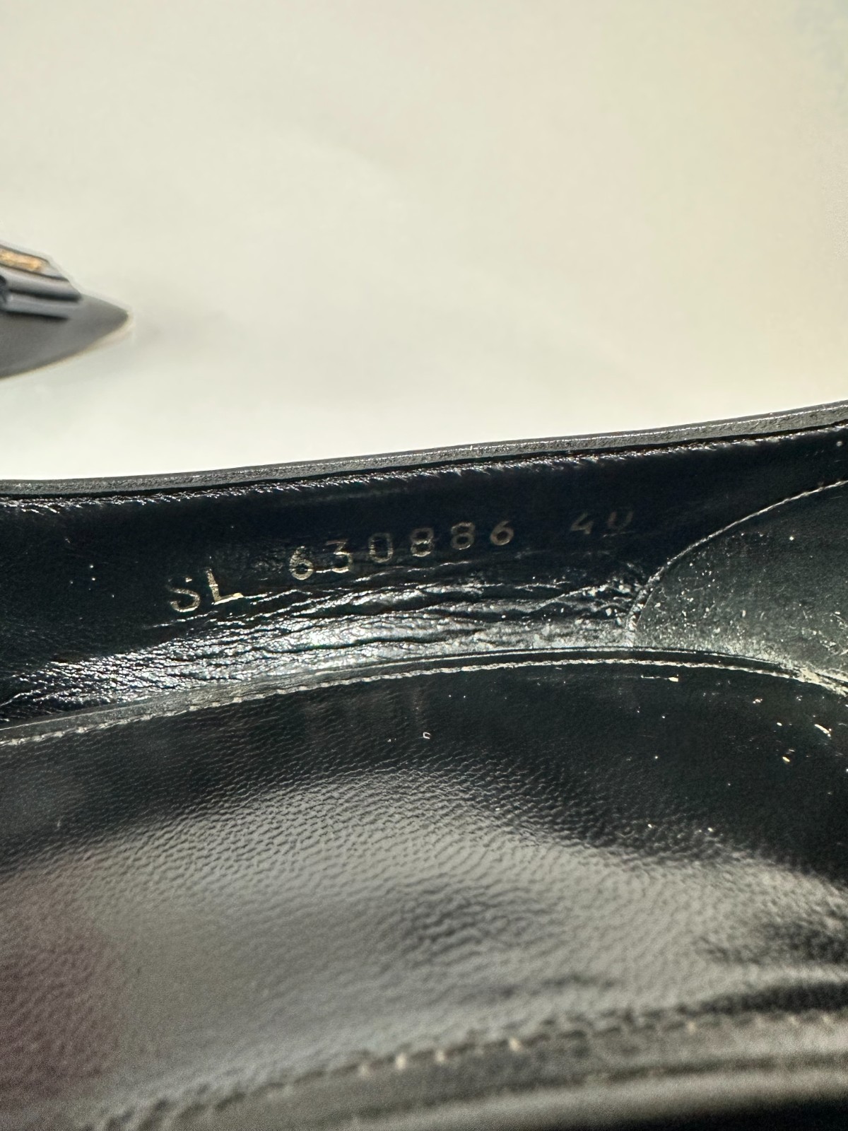 Saint Laurent Calfskin Bow Anais Pumps Black Size 40 EU/ 10 US/ 7 UK