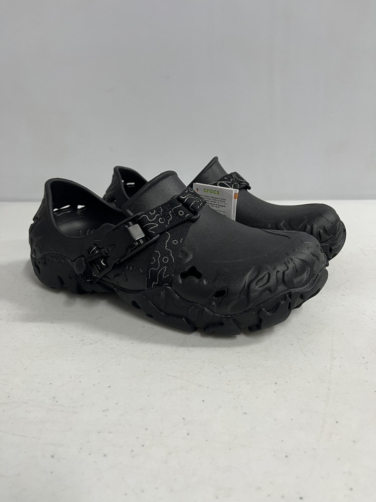 Crocs All-Terrain Atlas Triple Black Clog Men’s 6 Women’s 8 Outdoor Water Shoes