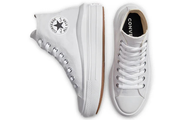 Converse Chuck Taylor All Star Move Platform Women Size 6.5 White New 568498C