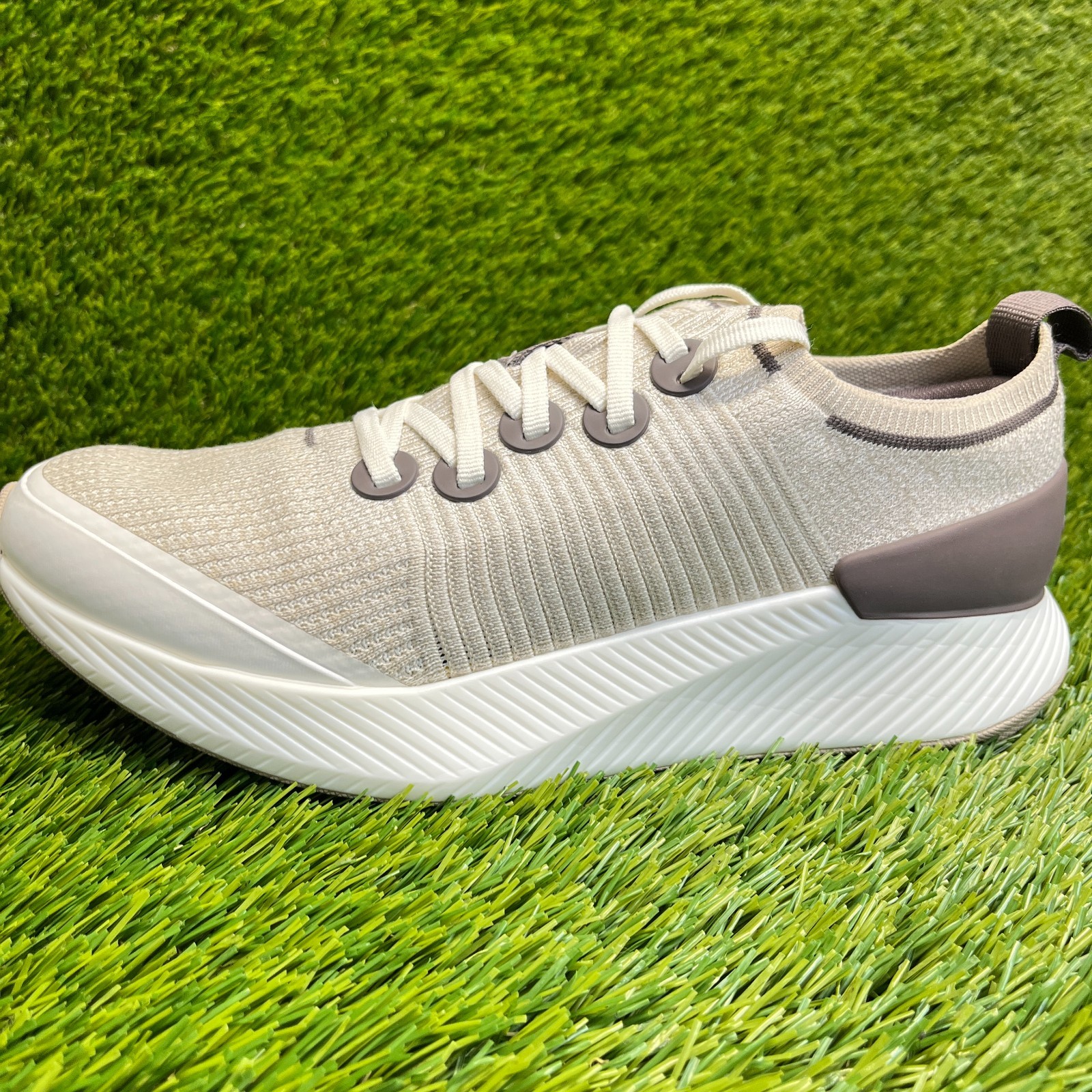 Allbirds Tree Glider Womens Size 9.5 Beige Brown Athletic Running Shoes Sneakers