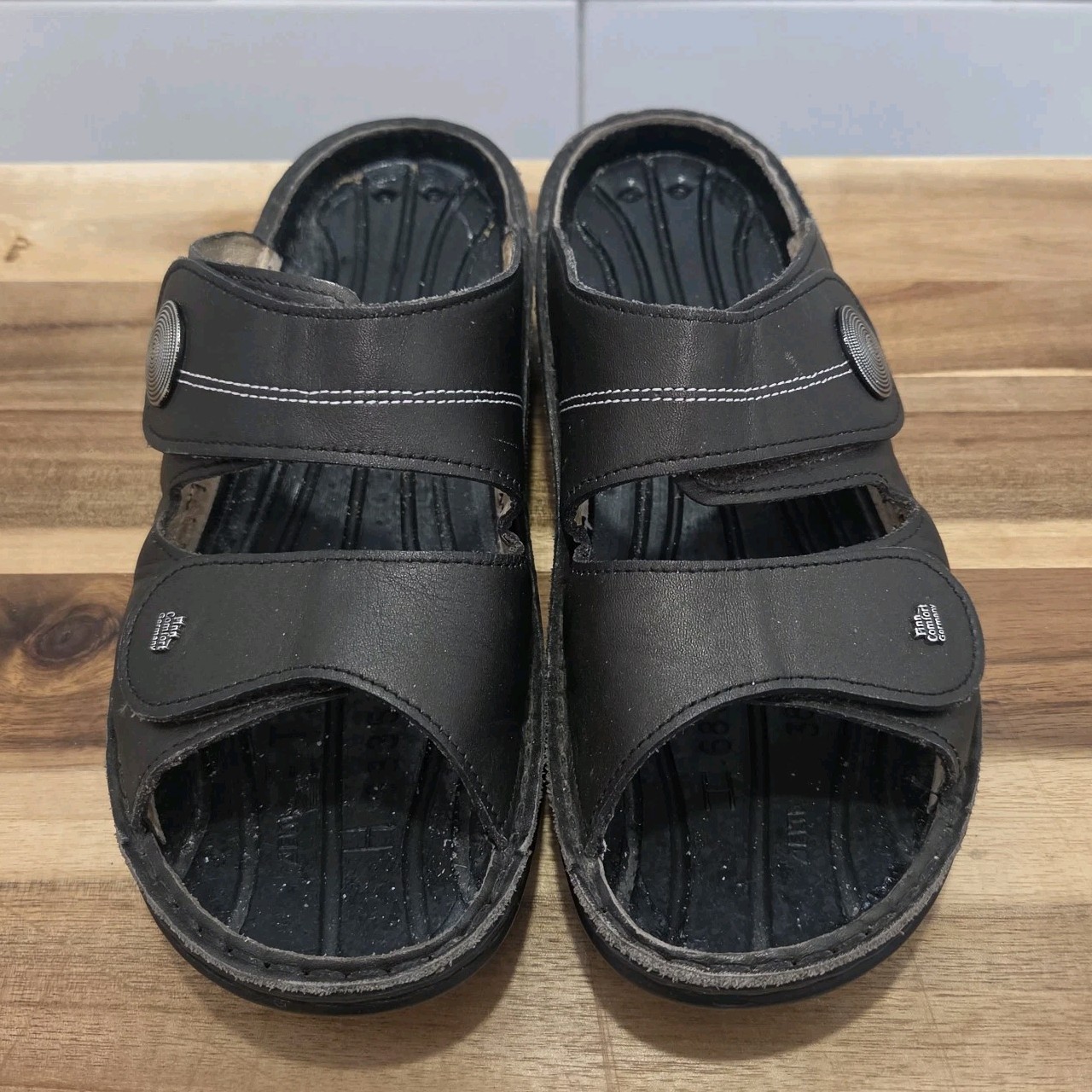 Finn Comfort Sz 38 Women’s Slide Sandals Slip On Germany Lot Of 3 NO Insoles EUC